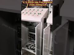 3000PCS/HR Μηχανή δίσκου αυγών Auto Paper Pulp