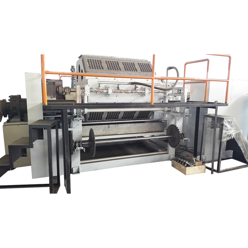 Ηλεκτρική 4000pcs / H πορτοκαλί και πράσινο πολτό μηχανή για την κατασκευή χαρτιού κουτί αυγών / δίσκο με 4-στρώμα ξηραντήρας μετάλλου