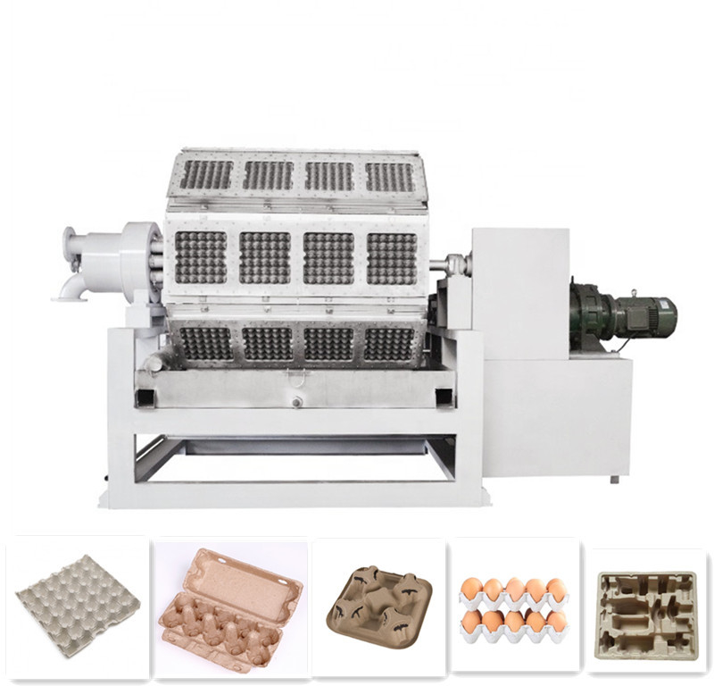 1500pcs/h-6000pcs/h Μηχανή Σχηματισμού Πολτού για Μεγάλη Ικανότητα Ανακυκλώσιμη Χάρτινη Γραμμή Παραγωγής Τραπέζι αυγών
