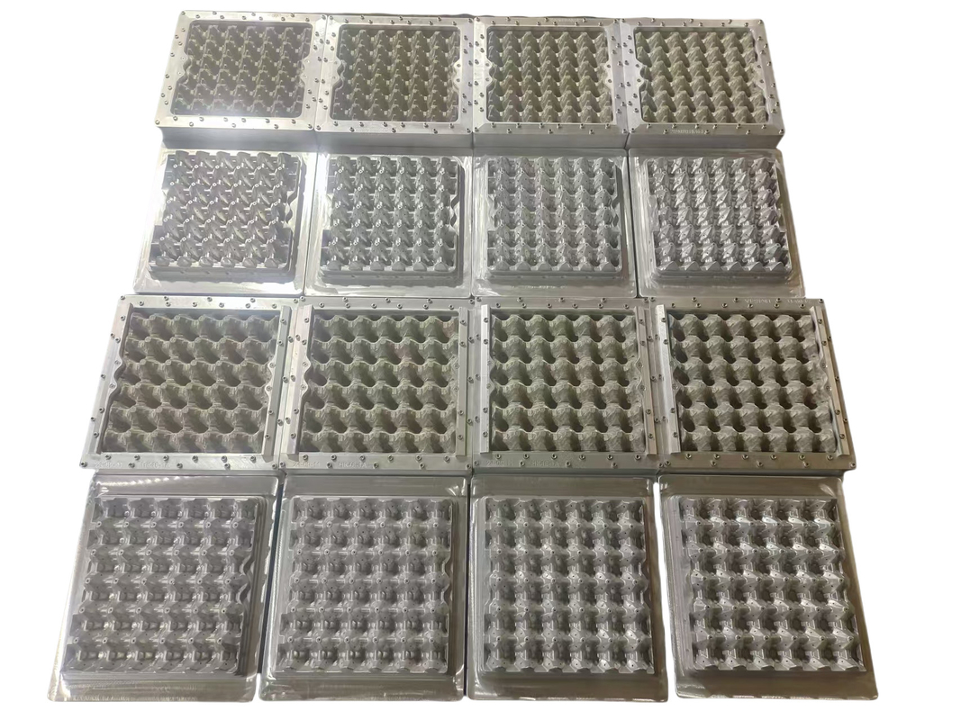 Ηλεκτρική 4000pcs / H πορτοκαλί και πράσινο πολτό μηχανή για την κατασκευή χαρτιού κουτί αυγών / δίσκο με 4-στρώμα ξηραντήρας μετάλλου