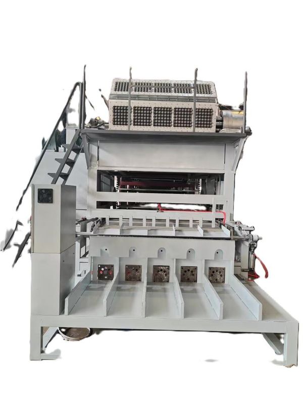 Πλήρως αυτόματη 5000pcs/h χωρητικότητα 5*8 Mold Rotary Forming Model Egg Tray Production Line Τεχνική μηχανή για την κατασκευή χαρτιού