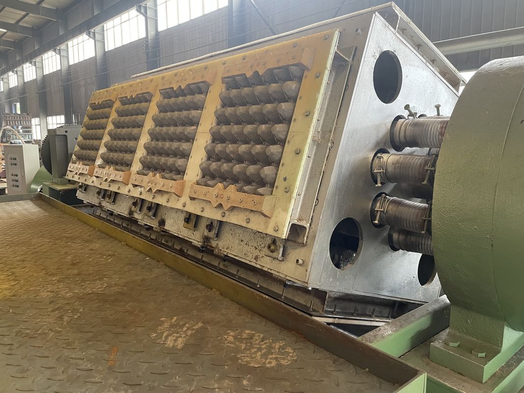 2500 τεμάχια/ώρα 4*4 Σχήματα Μηχανή περιστρεφόμενου χαρτιού για την κατασκευή δίσκων αυγών