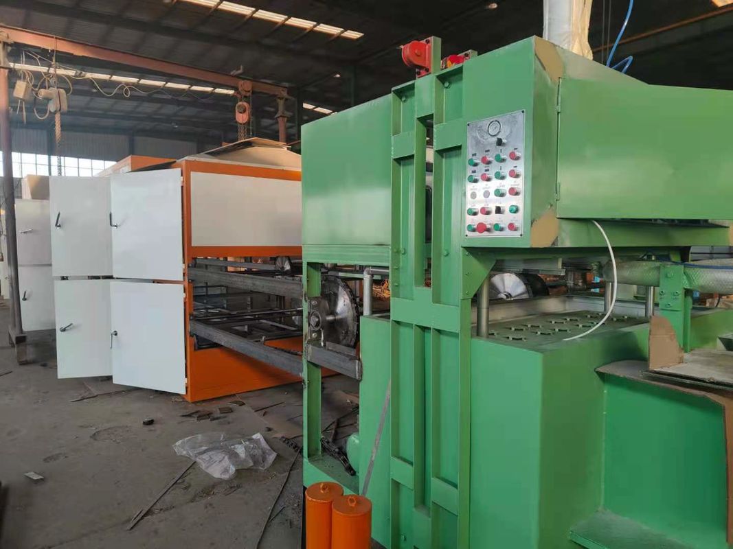 Ελεγχόμενη από PLC 1300pcs γραμμή παραγωγής δίσκου αυγών μηχανή δίσκου αυγών 380V 50hz