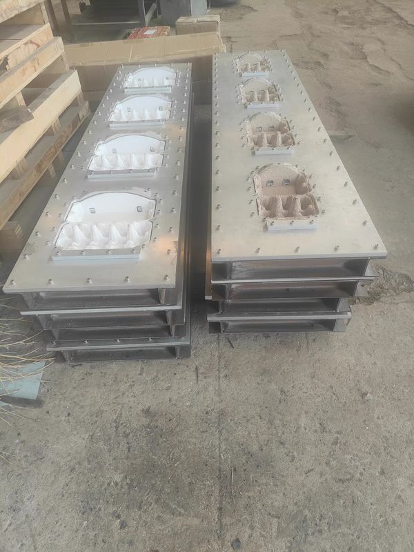 Ελεγχόμενη από PLC αυτόματη μηχανή κατασκευής δίσκου αυγών 5000-6000pcs/ώρα Επαναχρησιμοποιημένη γραμμή παραγωγής χάλυβα χαρτιού