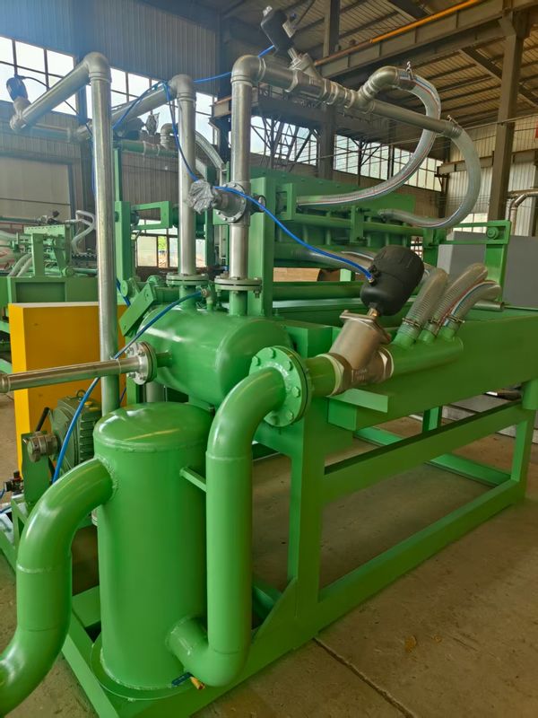 Φθηνή μηχανή χύτευσης χαρτοπολτού για δίσκους/χαρτοκιβώτια αυγών 700-1000 τμχ/ώρα, φιλική προς τον χρήστη, με 1 έτος εγγύηση, Μικρή & Μεσαία Παραγωγή 350-1000 τμχ/ώρα