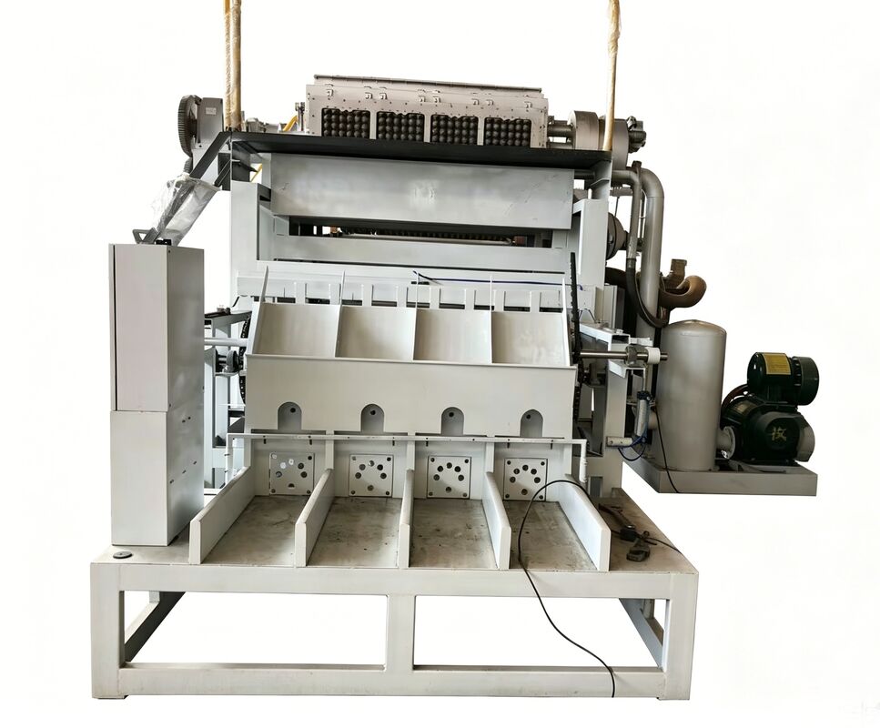 Νέο WANYOU Automatic Recycled Paper Tray Machine Machine Pulp Molding Machine PLC Πίνακας ελέγχου οθόνης αφής 2500-3000pcs/h