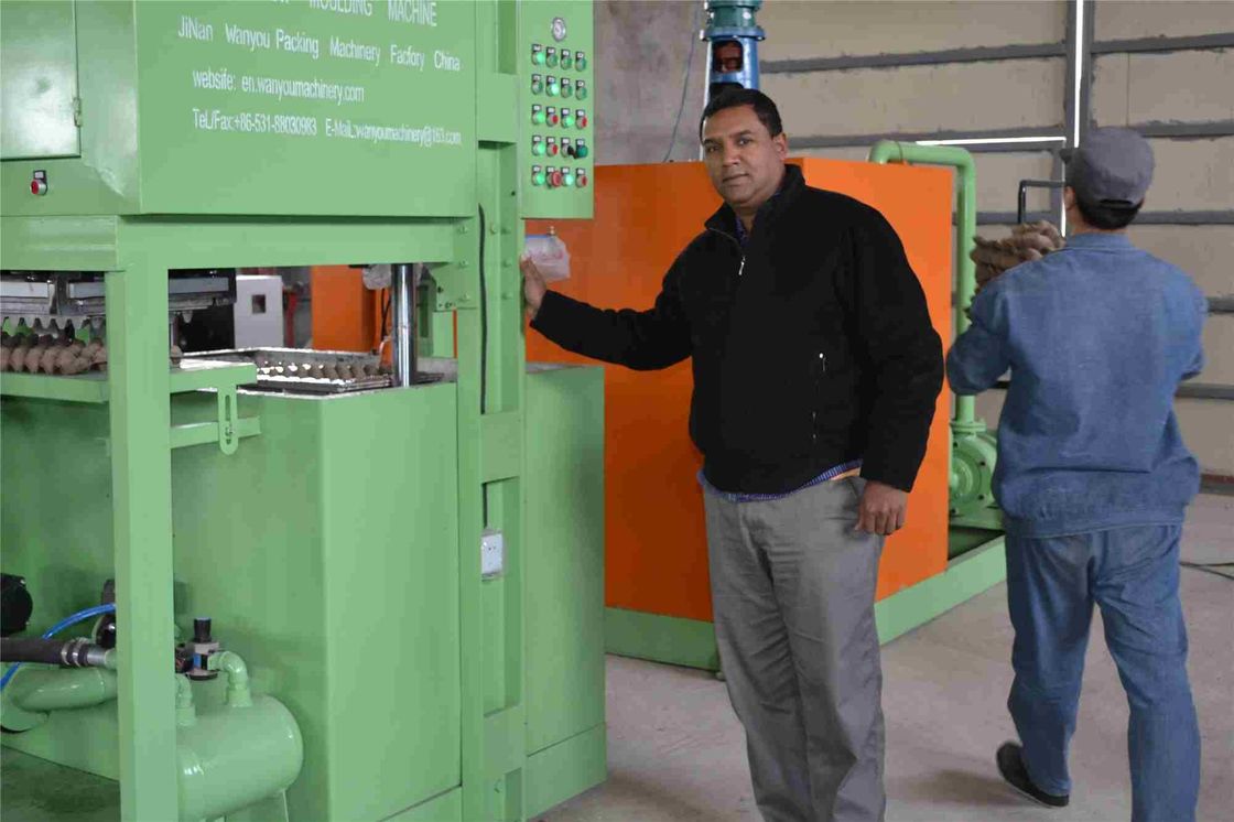 Επαγγελματική Μηχανή Χύτευσης Δίσκων Αυγών από Χαρτοπολτό Ανακύκλωσης, Γραμμή Παραγωγής Δίσκων Αυγών, Ελεγχόμενη από PLC