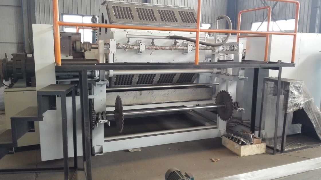 Ελεγχόμενη από PLC αυτόματη μηχανή κατασκευής δίσκου αυγών 5000-6000pcs/ώρα Επαναχρησιμοποιημένη γραμμή παραγωγής χάλυβα χαρτιού