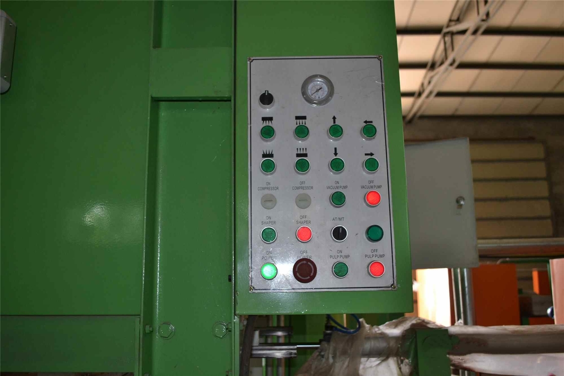 Ελεγχόμενη από PLC 1300pcs γραμμή παραγωγής δίσκου αυγών μηχανή δίσκου αυγών 380V 50hz