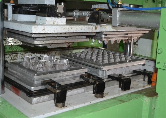 2500pcs/h αυτόματη φορμάροντας μηχανή δίσκων αυγών εγγράφου με το στεγνωτήρα δίσκων αυγών