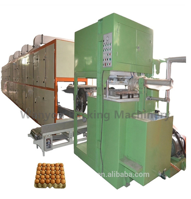 Chicken Farms Egg Making Tray Machine With Aluminium Fords 20 - 100kw 700 - 6000pcs/Hr